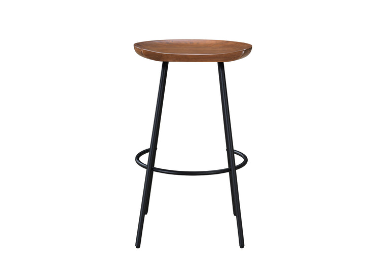 Milan Barstool with Solid Wood Finish (Set of 2)