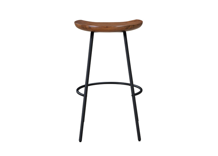 Milan Barstool with Solid Wood Finish (Set of 2)