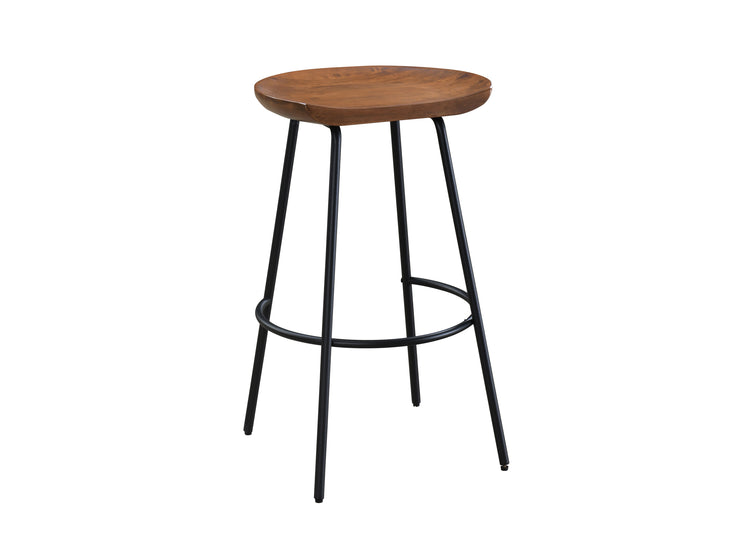 Milan Barstool with Solid Wood Finish (Set of 2)