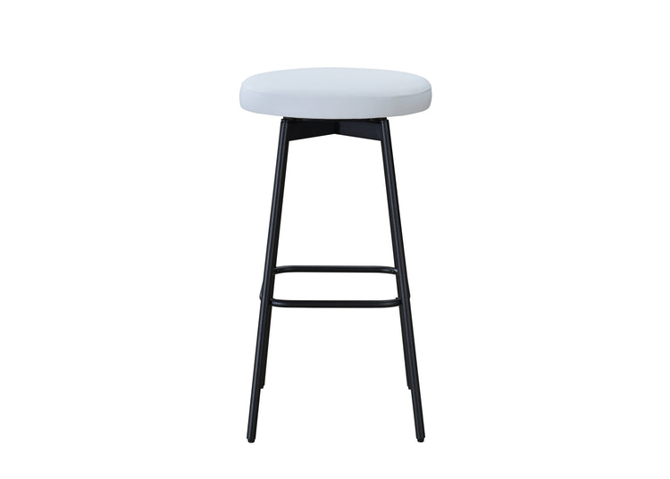 Doherty  Swivel Barstool with Upholstered Seat (Set of 2)