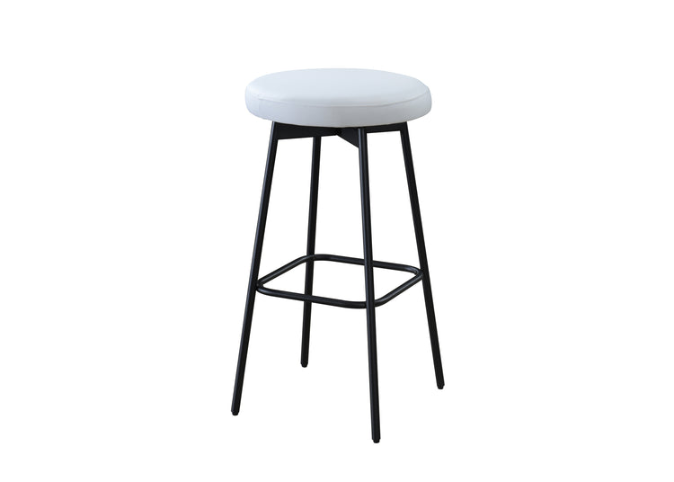 Doherty  Swivel Barstool with Upholstered Seat (Set of 2)