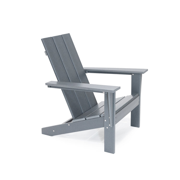 Arcadius Outdoor Patio Adirondack Chair and Table Set