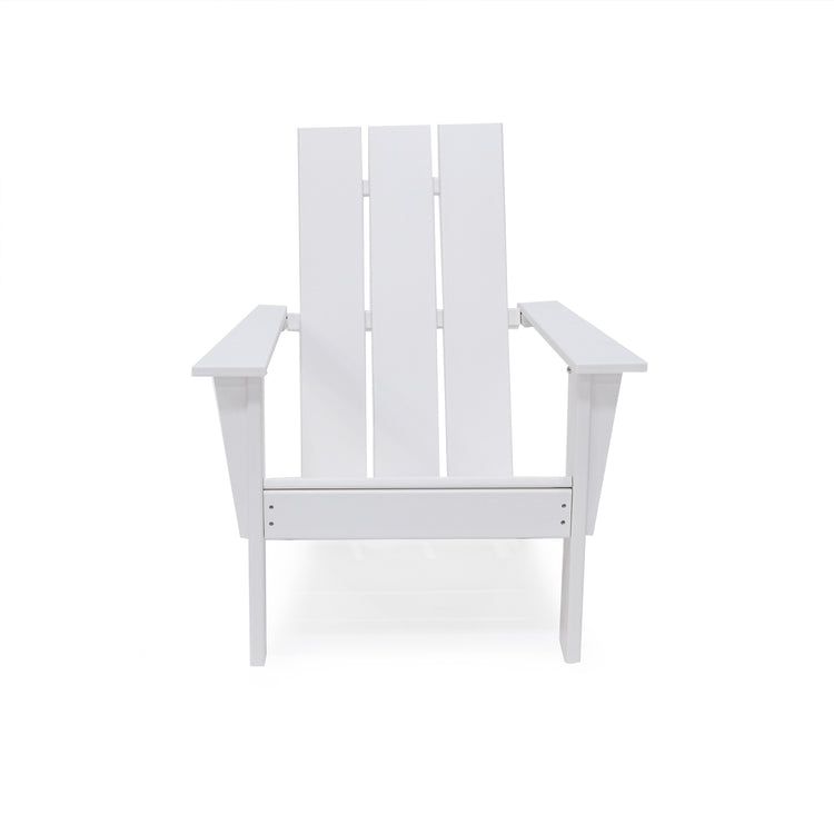 Arcadius Outdoor Patio Adirondack Chair and Table Set