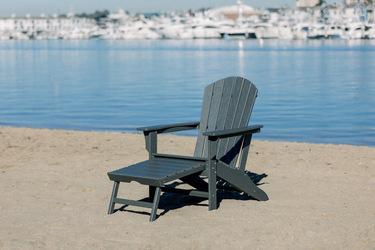 Hampshire Ottoman Adirondack with Pullout Footrest