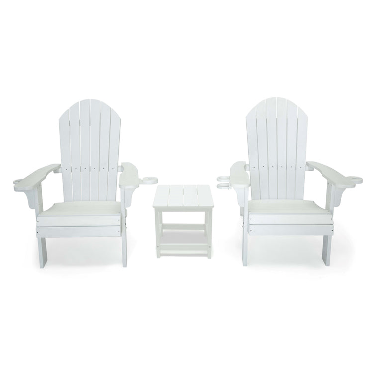 Westley All Weather Outdoor Patio Adirondack Chair (3PC SET)